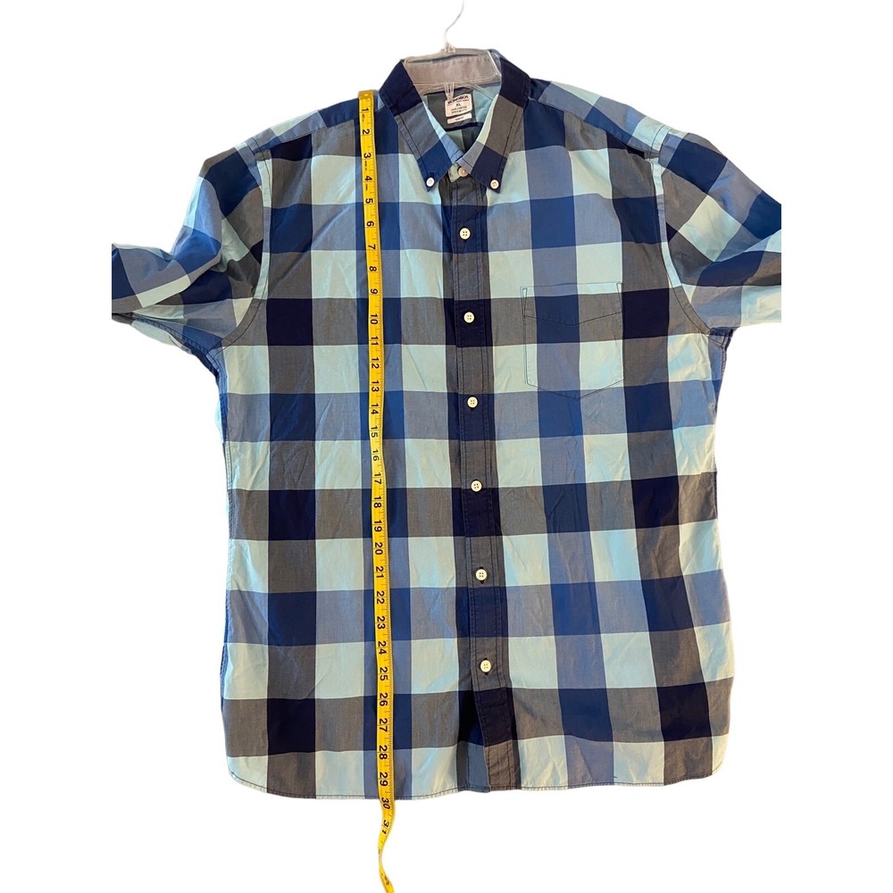 Bonobos‎ Long Sleeve Button Shirt Men's XL Slim Fit Blue Plaid - Picture 4 of 6